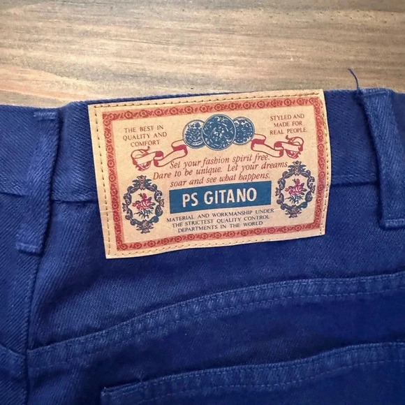Vintage Purple Shorts Gitano Jean Denim - Picture 6 of 10